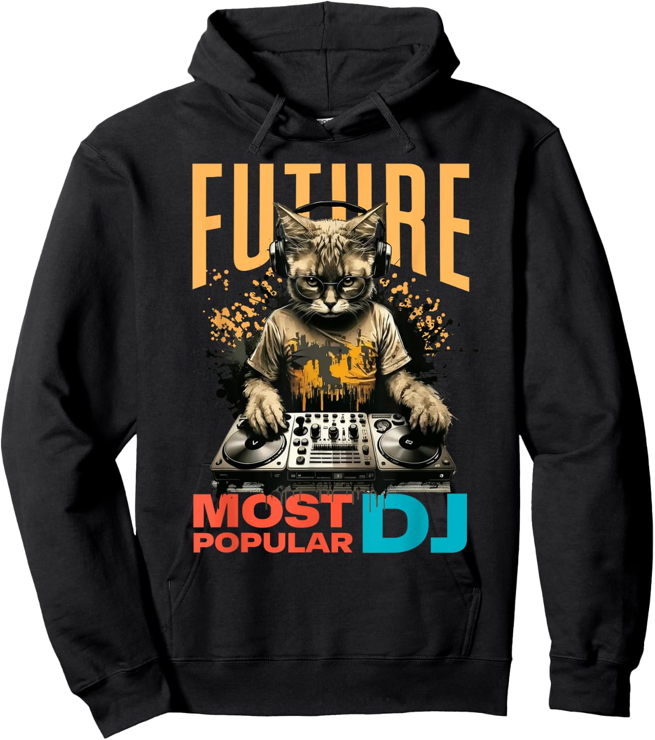 Future Most Popular DJ, Beginner And Child DJ , Black, S Hoodie - Hoodie | Black