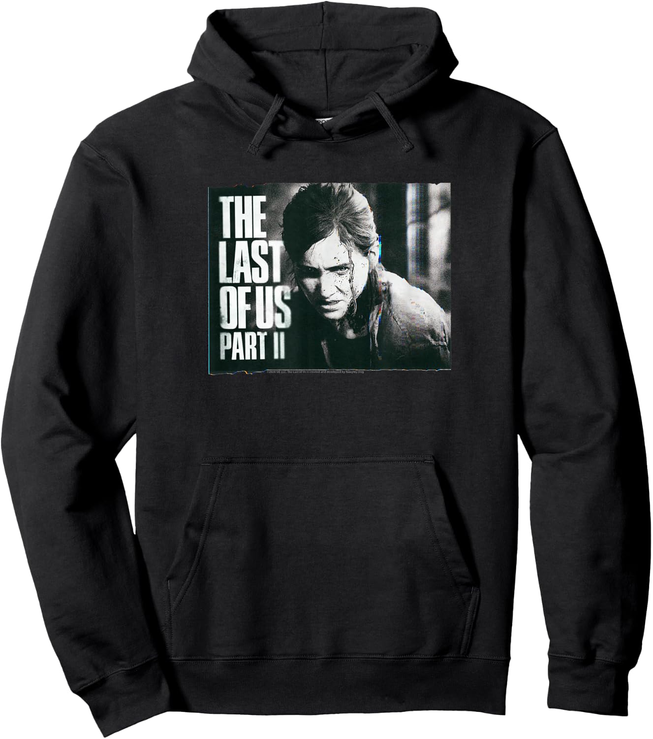 The Last of Us Ellie Close Up Hoodie - Hoodie | Black