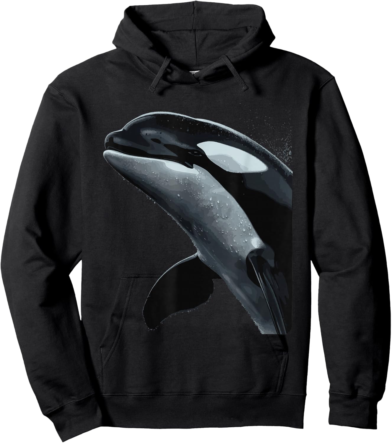 Orca Whale Hoodie - Hoodie | Black