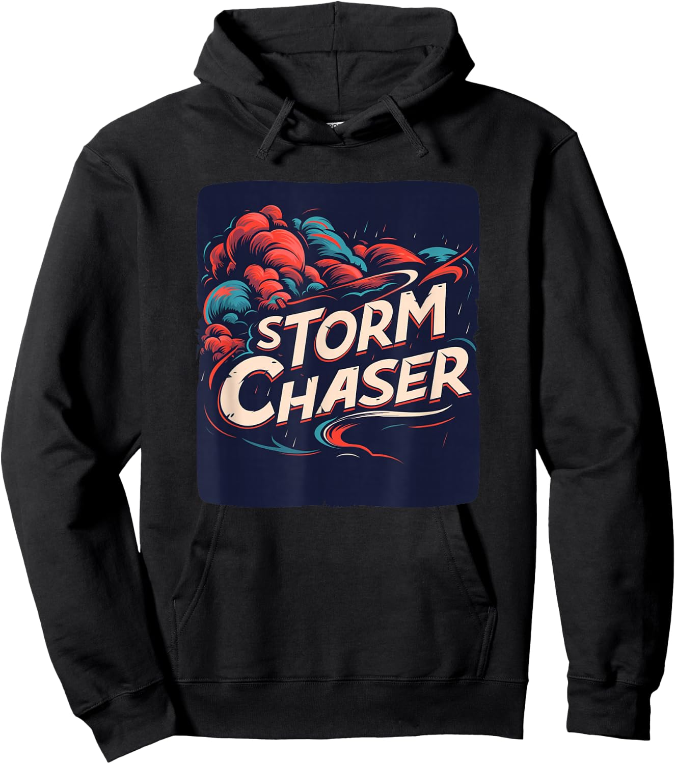 Storm Chaser with colorful Clouds Costume Hoodie - Hoodie | Black