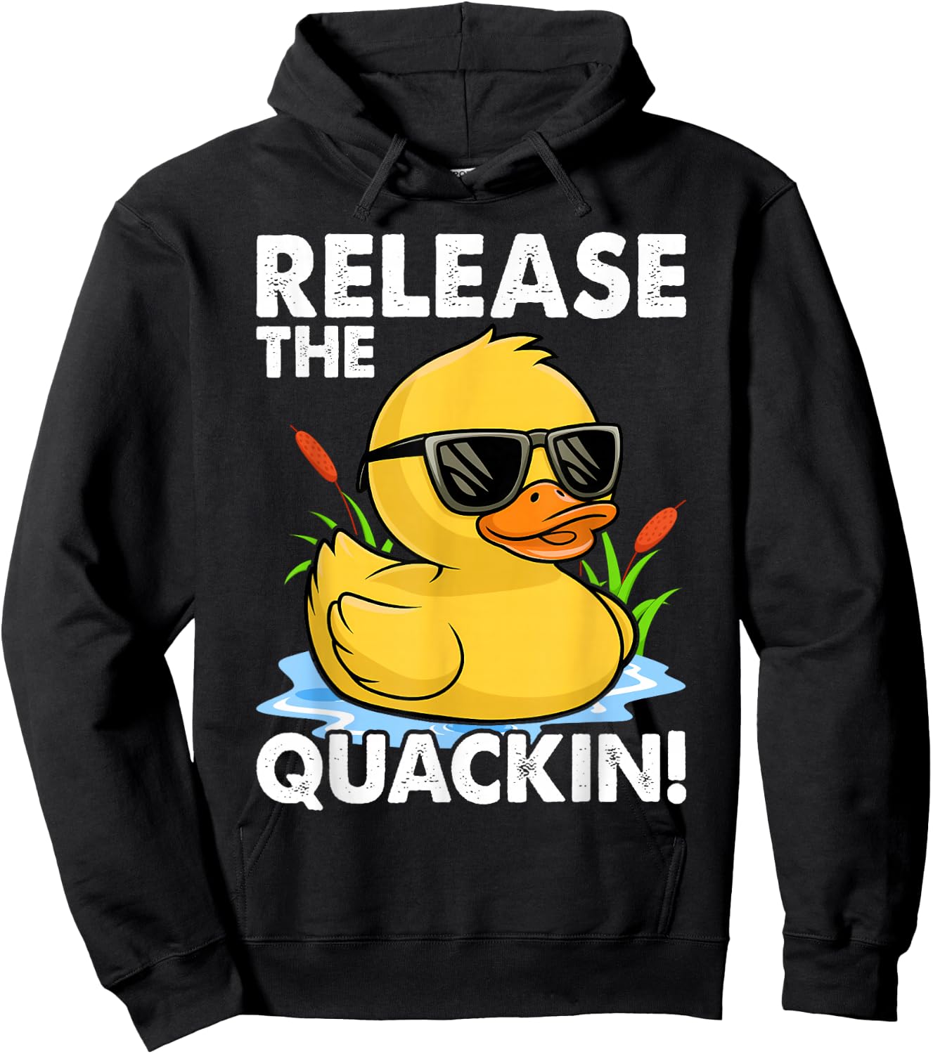 Release The Quackin - Duck Lover Hoodie - Hoodie | Black