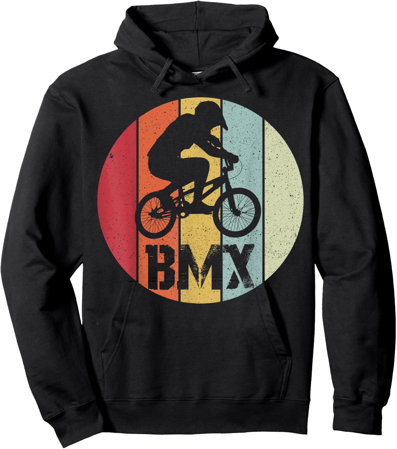 BMX cool retro fan gift motif for boy girl Hoodie - Hoodie | Black