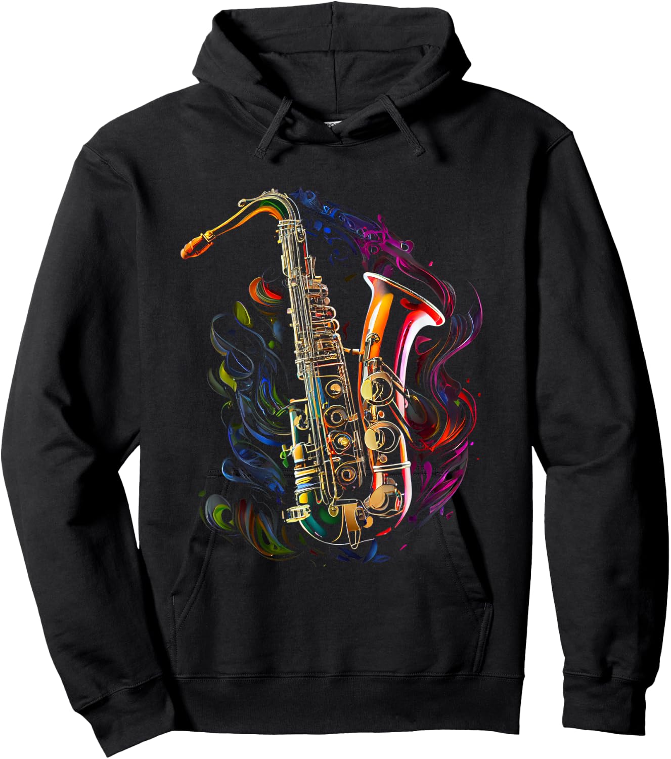 Saxophon Musiker Saxophon Geschenk Hoodie - Hoodie | Black