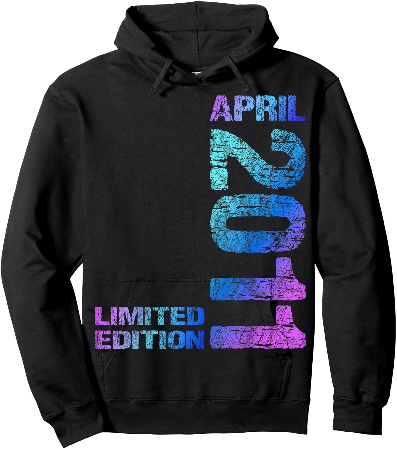 April 2011 Junge Mädchen 15. Geburtstag Limited Edition 15 Hoodie - Hoodie | Black