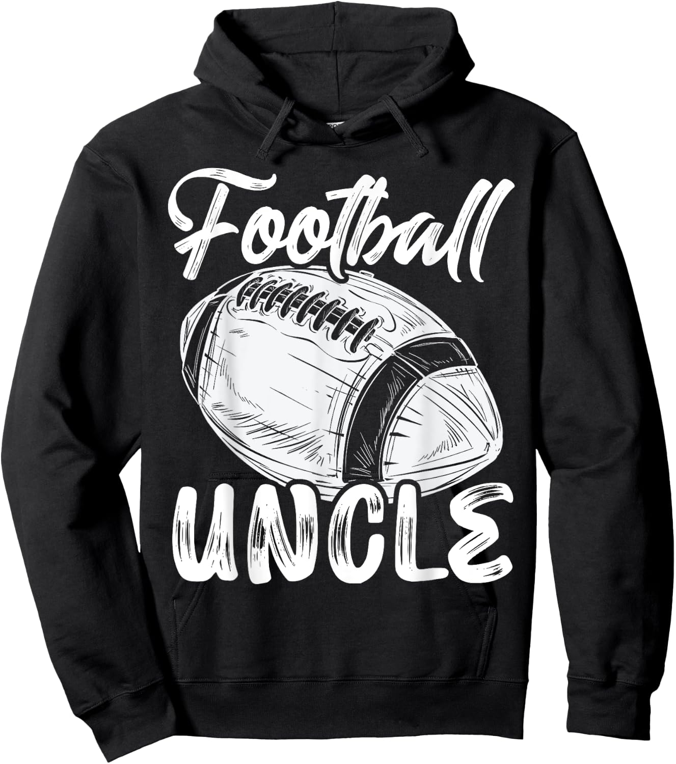 Football Uncle Family Matching Players Fathers Day Hoodie - Hoodie | Black