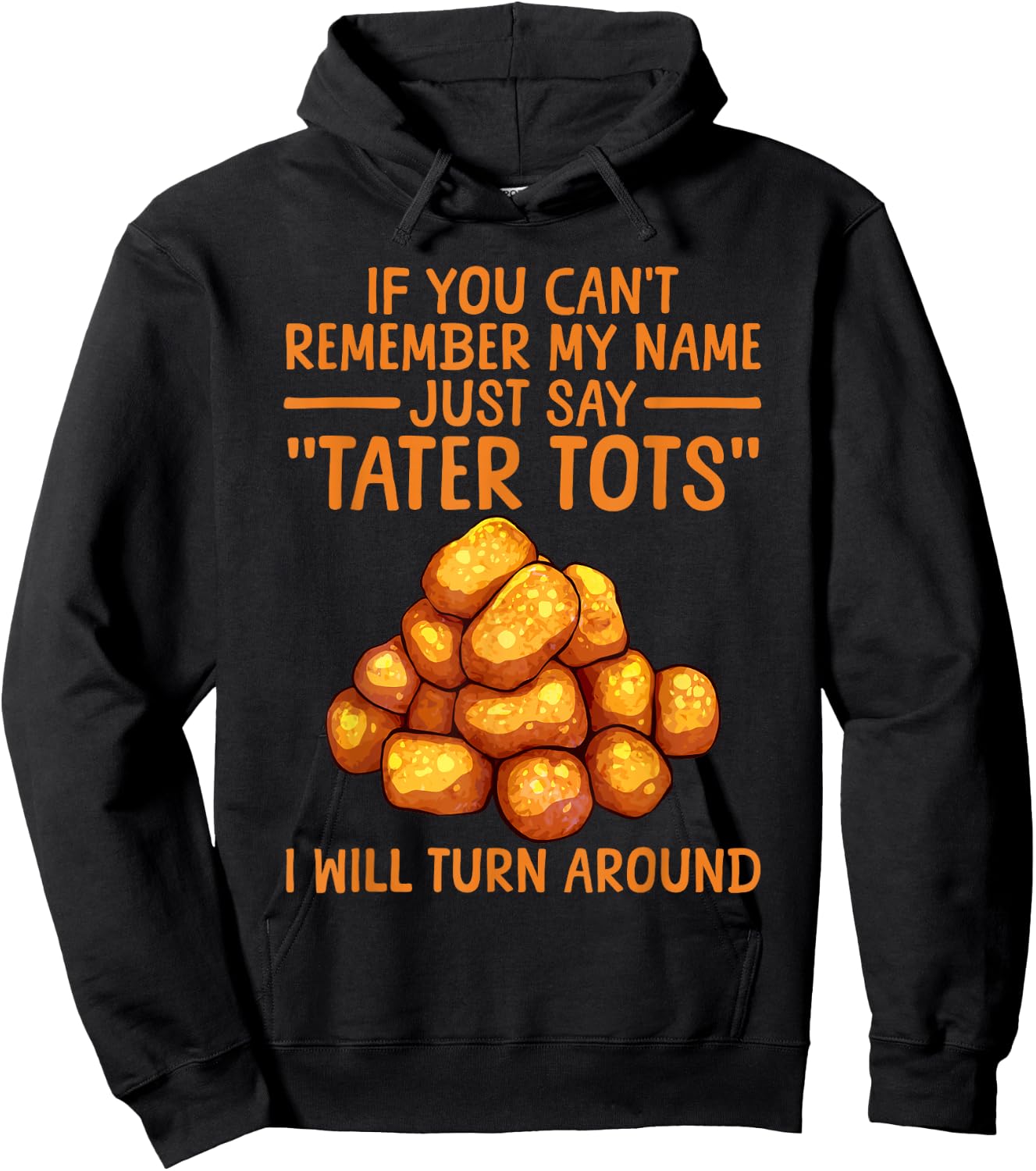 Tater Tot Design Women Kids Potato Tater Tot Lover Hoodie - Hoodie | Black