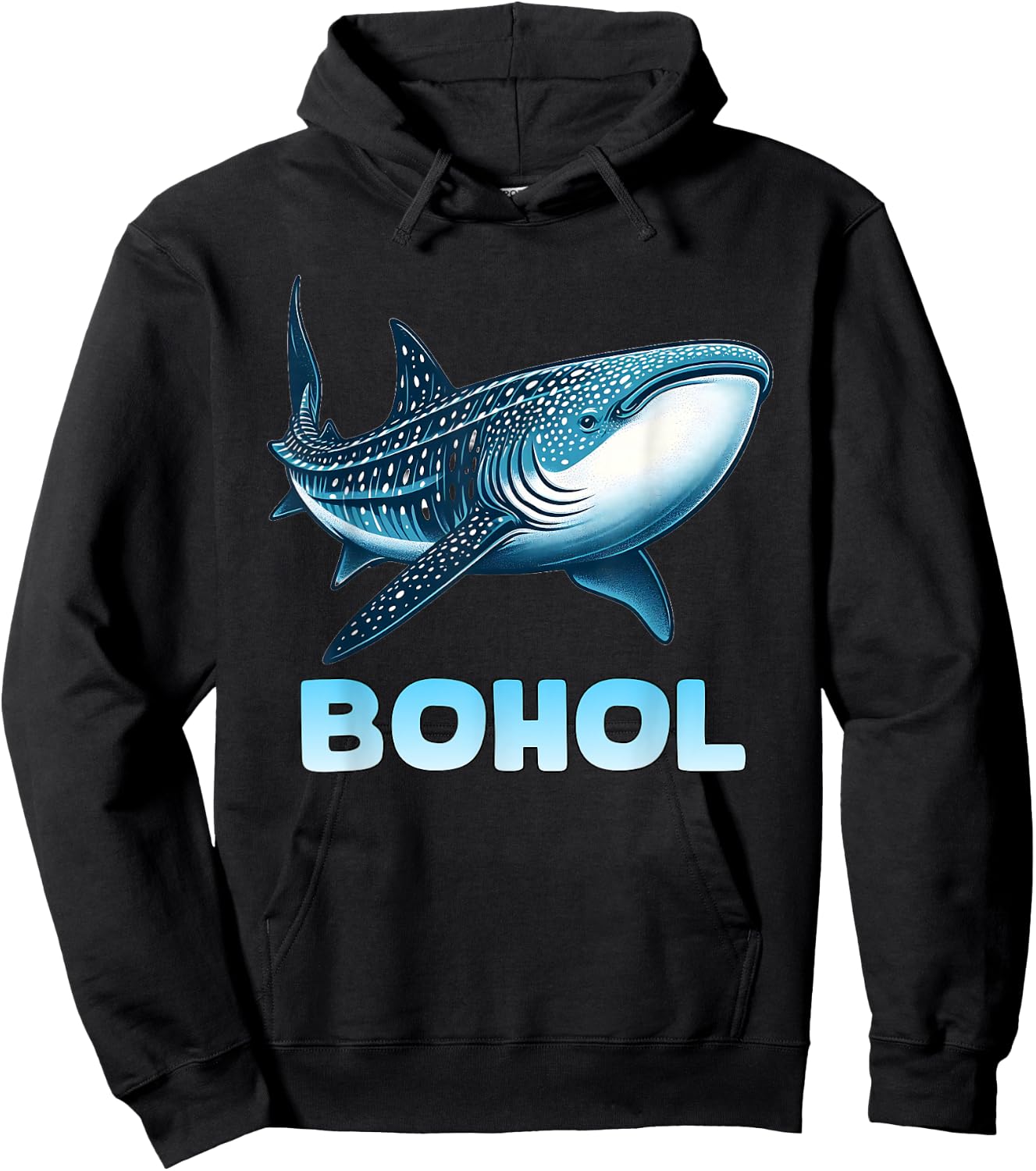 Whale Shark from the Philippines Hoodie - Hoodie | Black