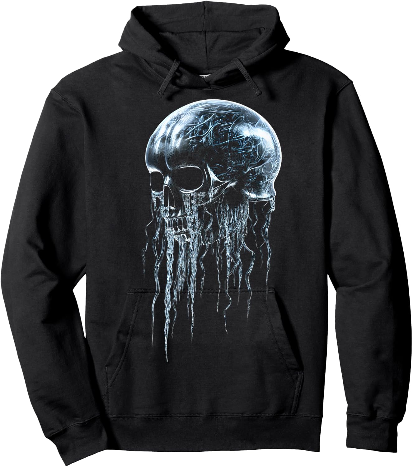 Skull Art Graphic Skull , Black, S Hoodie - Hoodie | Black