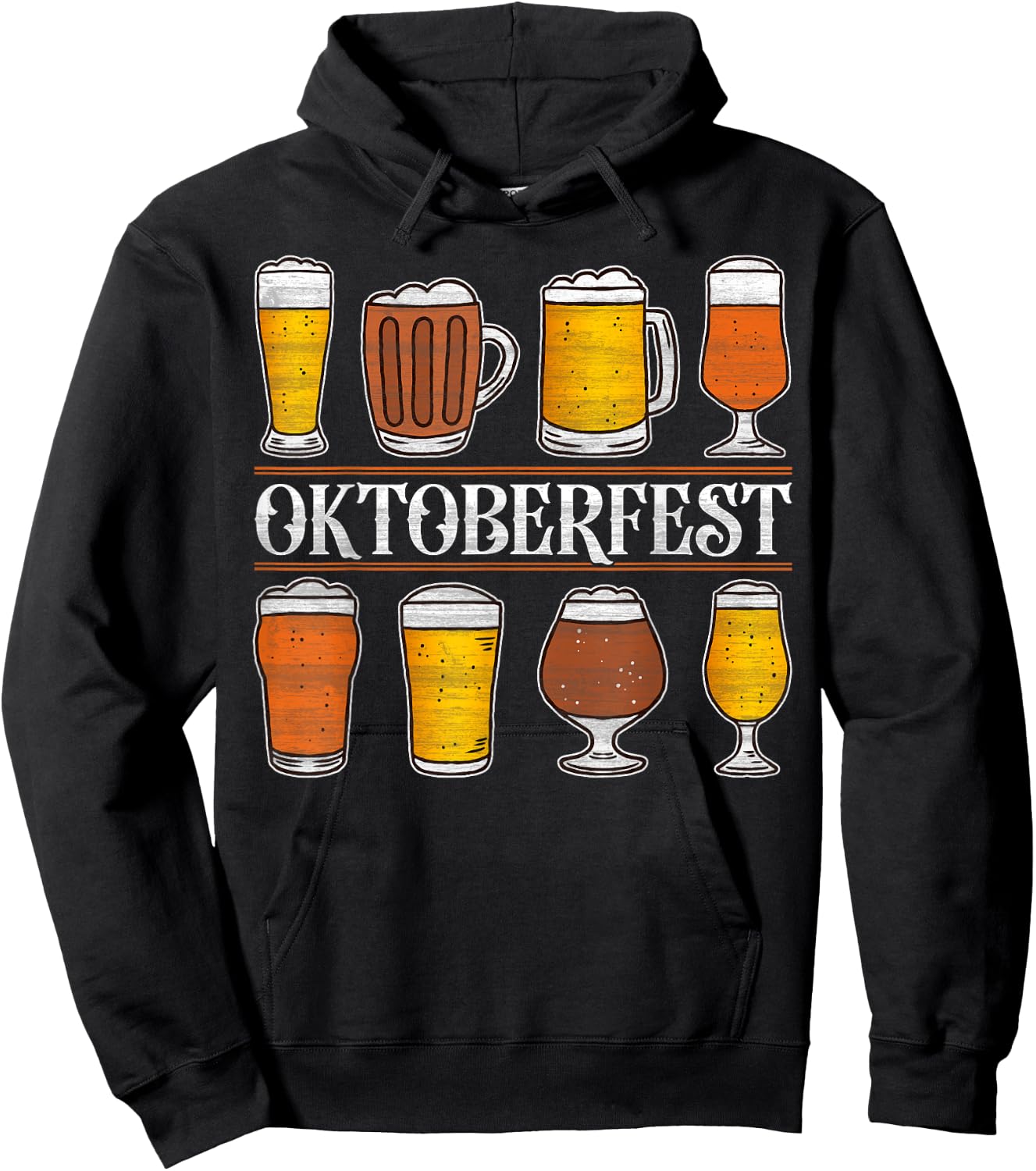 Beer Festival Funny Octoberfest Men Women German Hoodie - Hoodie | Black
