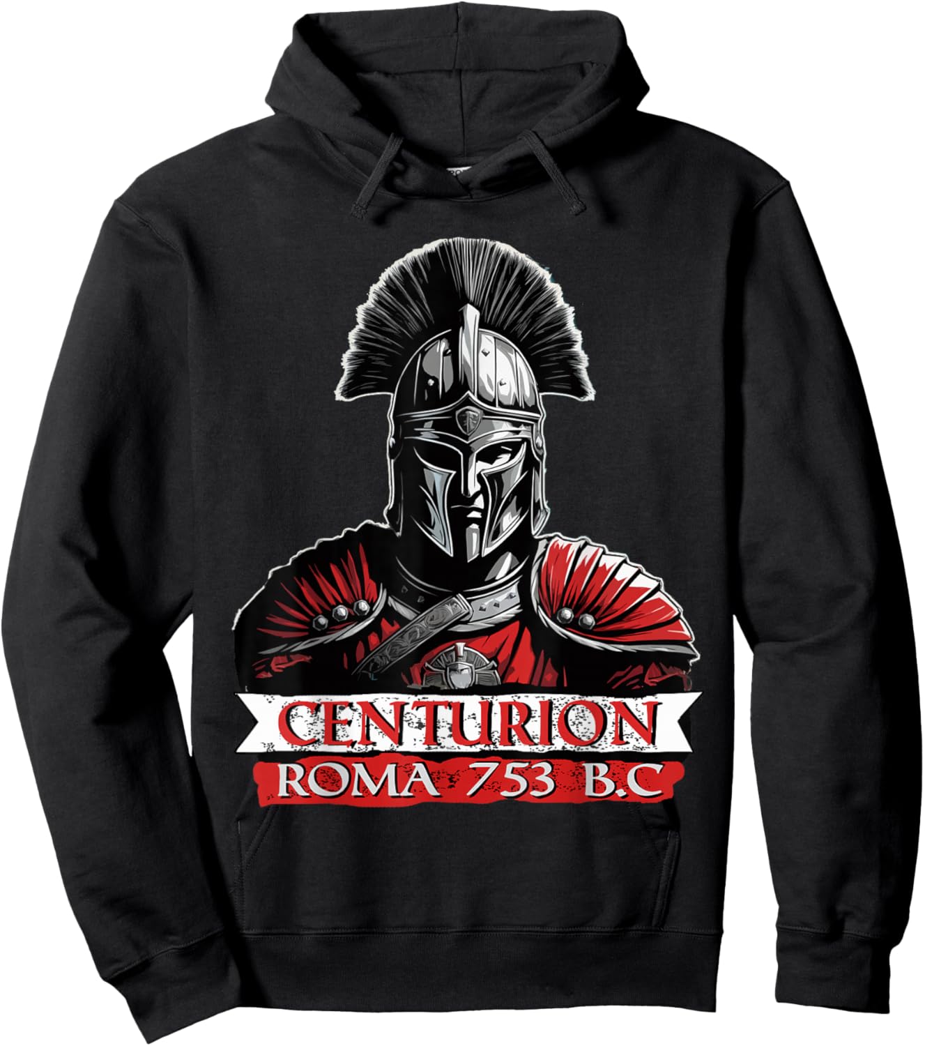 Roman Centurion - Soldier SPQR Army Roman Empire , Black, S Hoodie - Hoodie | Black
