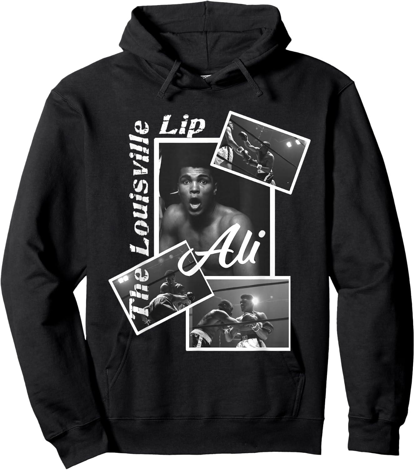 Muhammad Ali_002 , Black, S Hoodie - Hoodie | Black
