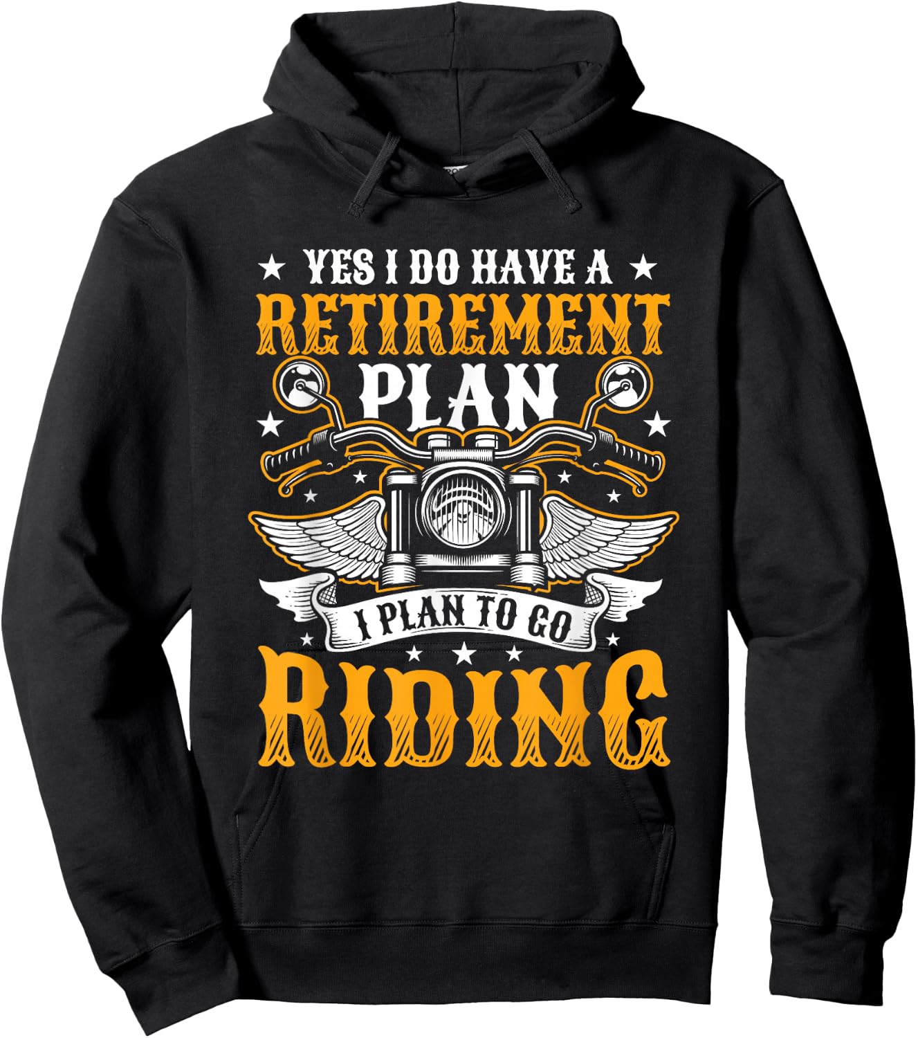 Motorcyclist Retirement Plan Hoodie - Hoodie | Black