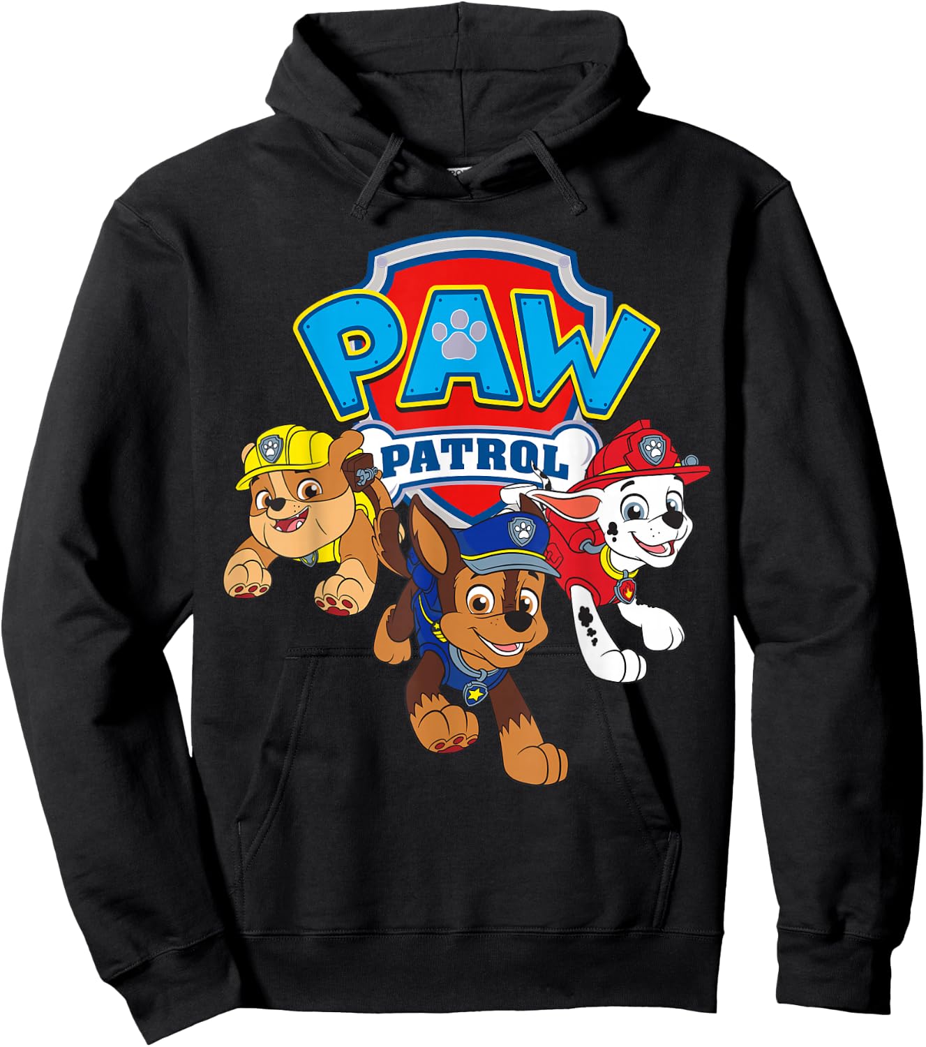 Paw Patrol Pup Trio Hoodie - Hoodie | Black