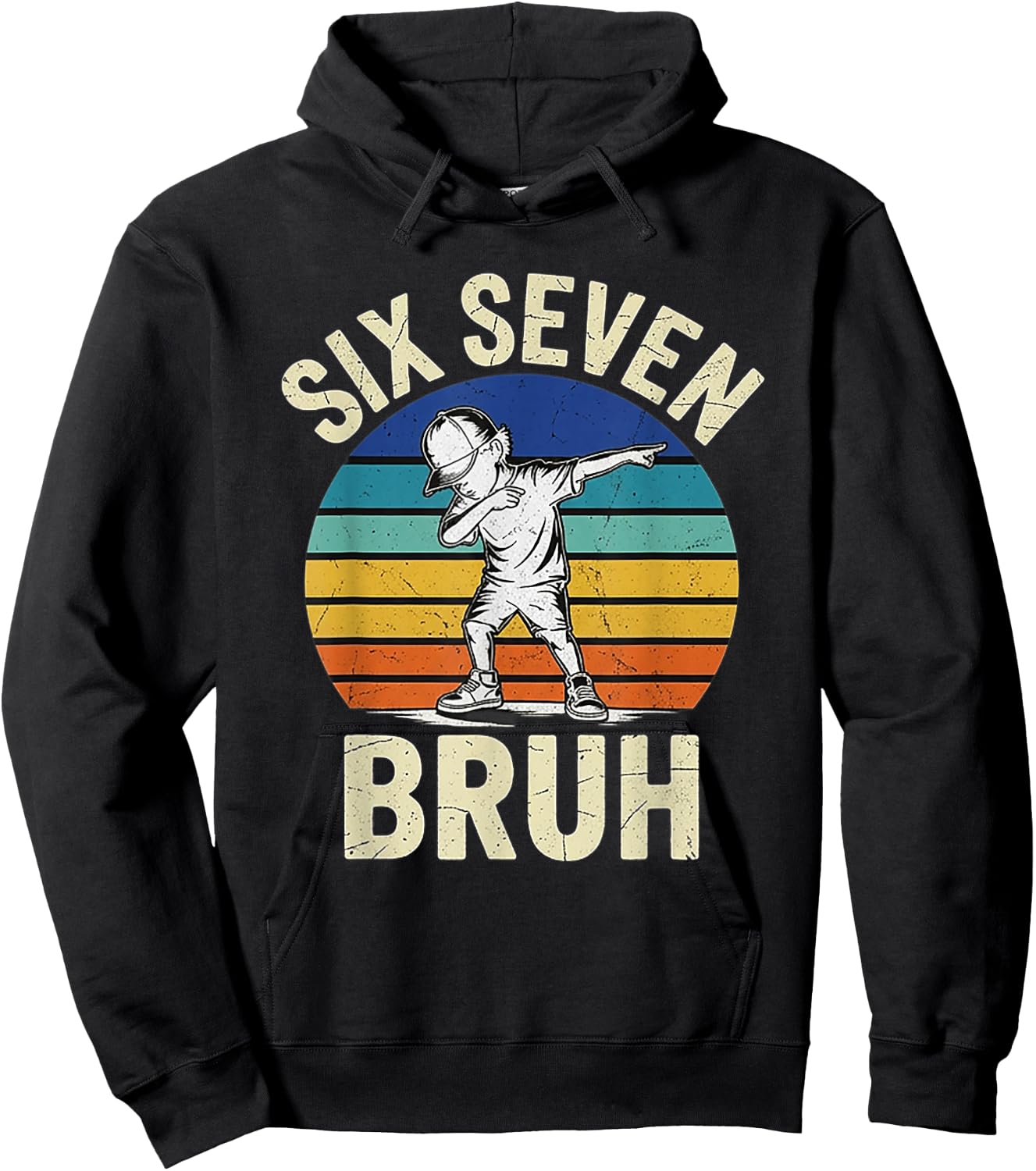 Kinder Meme 67 Six Seven 6 7 Hoodie - Hoodie | Black