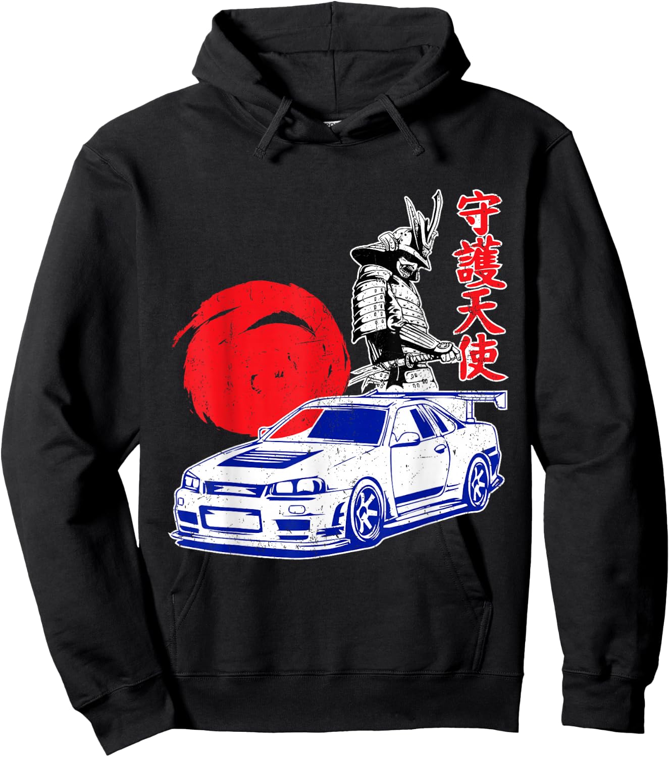 JDM Japan Motorsport Tuning Car Legend 90s Hoodie - Hoodie | Black
