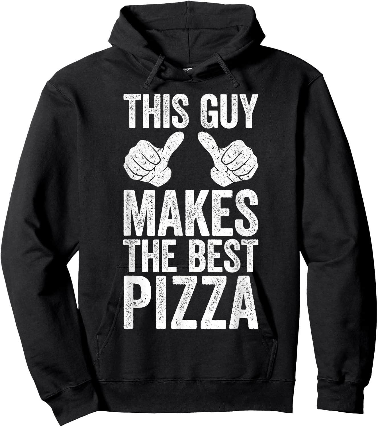 This Guy Makes The Best Pizza Shirt Funny Men Pizza Lover Hoodie - Hoodie | Black