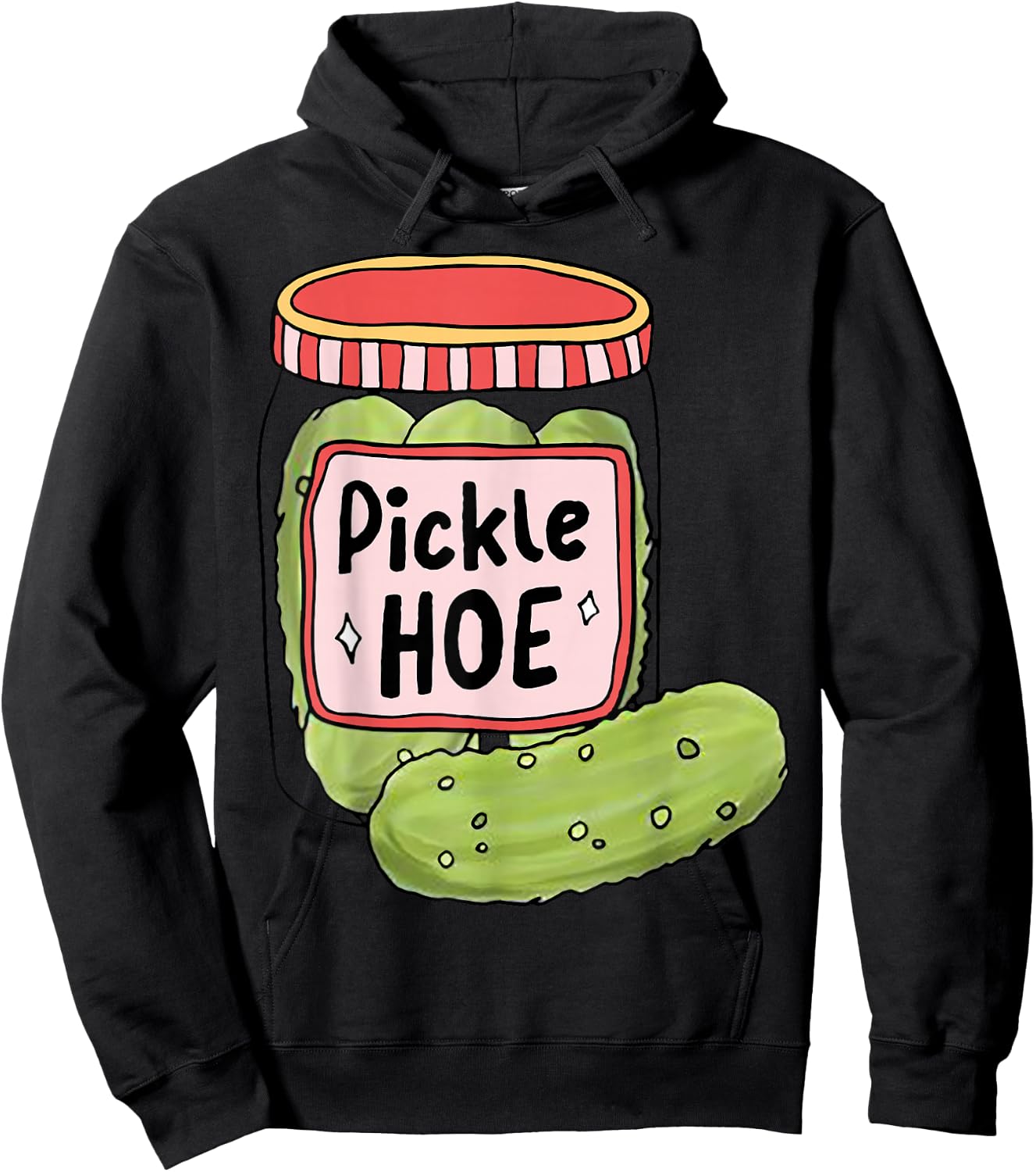 Pickle Hoe Hoodie - Hoodie | Black