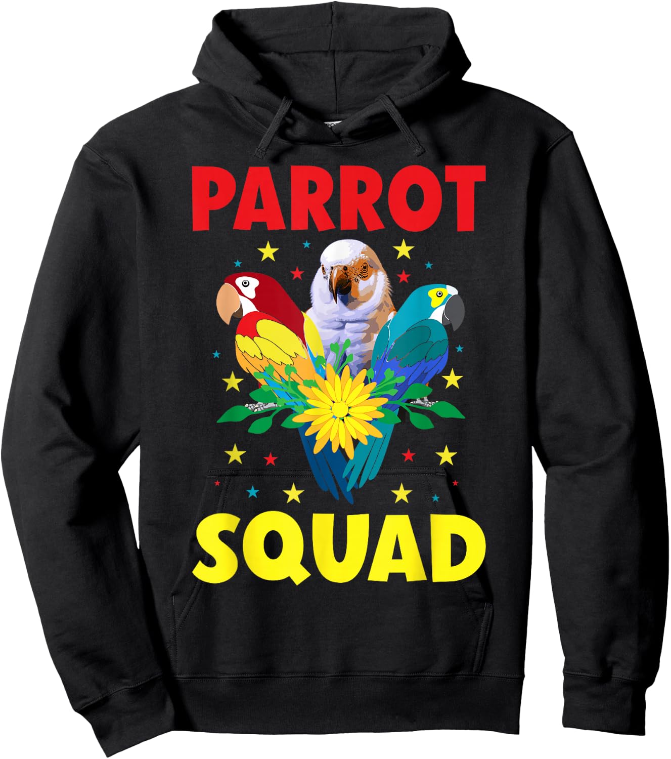 Parrot Squad Parrot Hoodie - Hoodie | Black