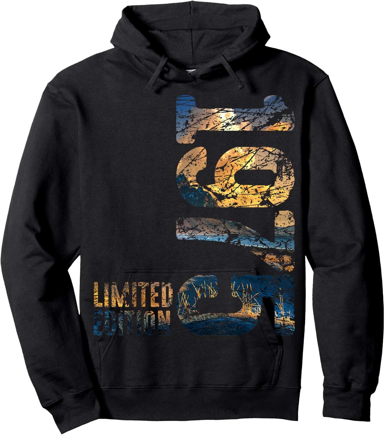50th Birthday Man Woman 50 Years 1975 Funny Gift , Black, S Hoodie - Hoodie | Black