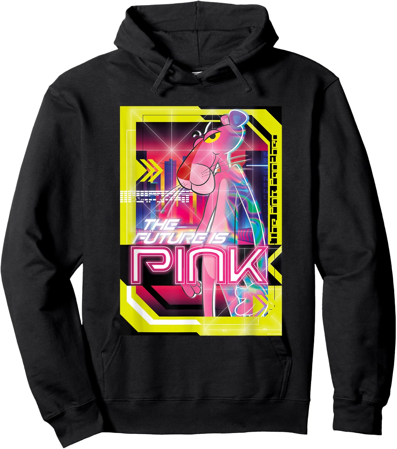 Pink Panther The Future is Pink Hoodie - Hoodie | Black