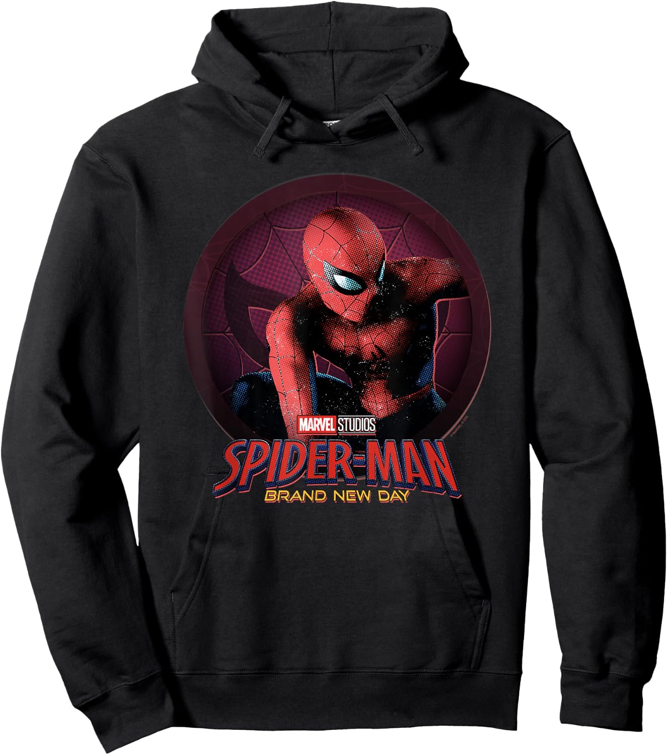 Marvel Spider-Man Day Spidey Circle Badge Hoodie - Hoodie | Black