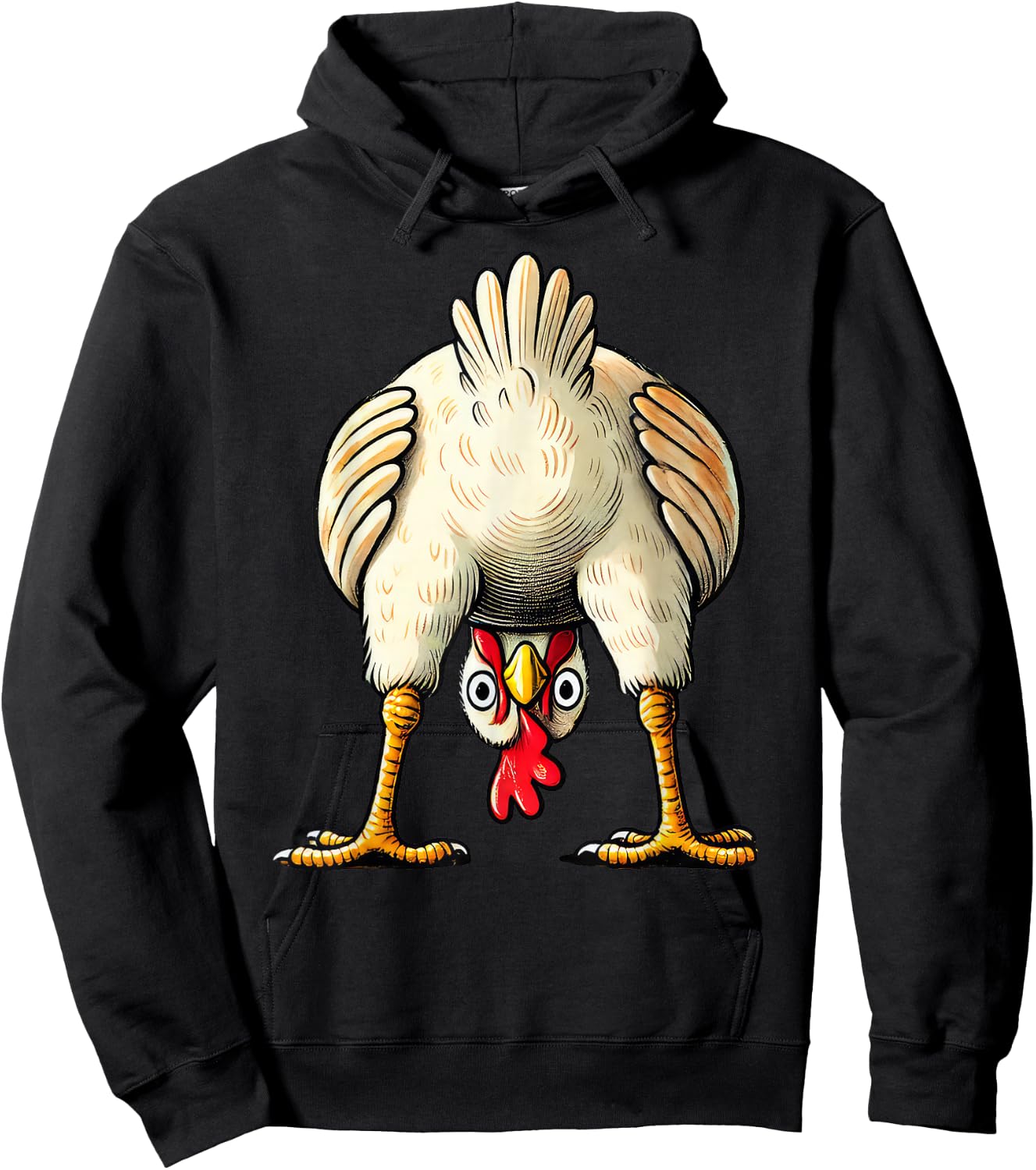 Chicken Chicken Owner Hen Decorative Costume Outfit Funny , black Hoodie - Hoodie | Black