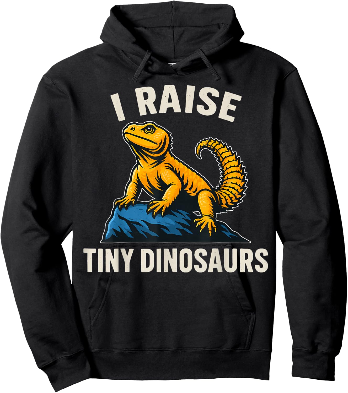 Uromastyx Agama I Raise Tiny Dinosaurs Lizard Owner Hoodie - Hoodie | Black