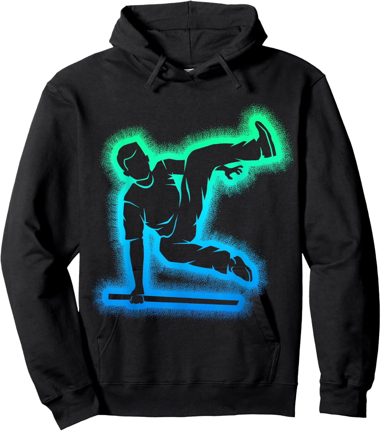 Parkour Parcouring Kids Men's , Black, S Hoodie - Hoodie | Black