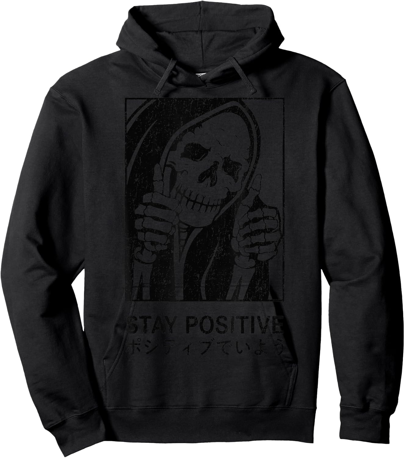 Aesthetic Clothes Vintage Streetwear Fashion Women Men Skull Hoodie - Hoodie | Black