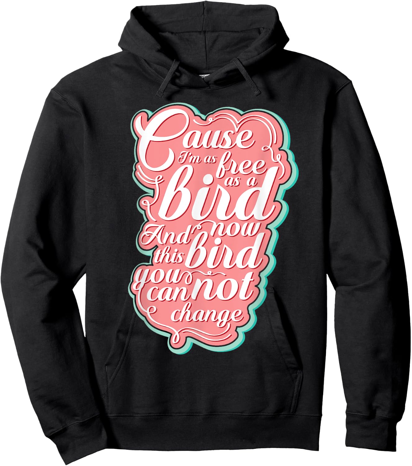 LyricLyfe Free Bird Ronnie Zant Allen Collins Hoodie - Hoodie | Black