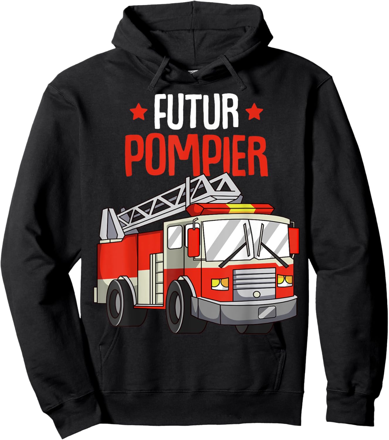 Future Fireman Child , Black, S Hoodie - Hoodie | Black