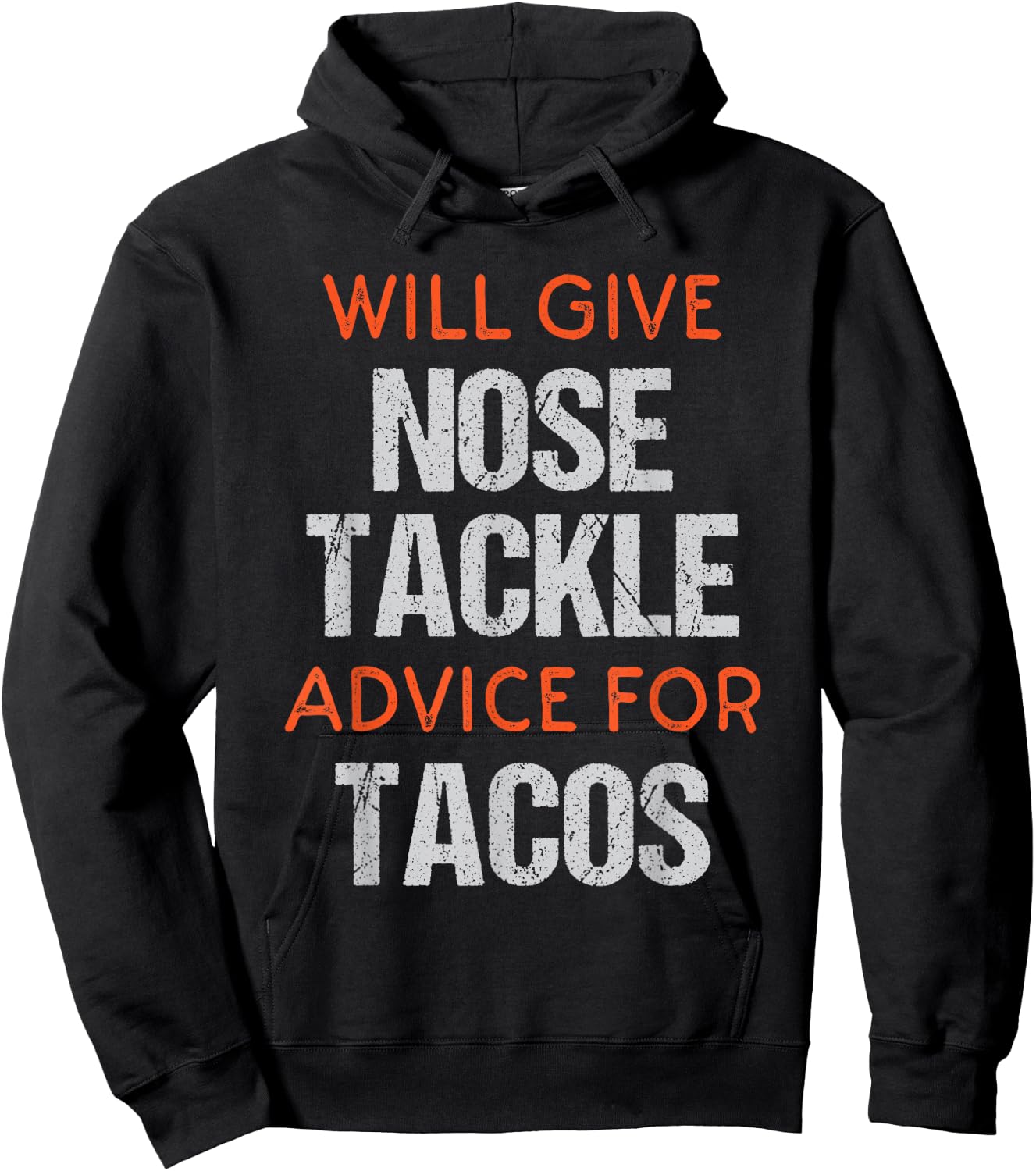 Funny Football Player Defensive Nose Tackle Position Gifts Hoodie - Hoodie | Black