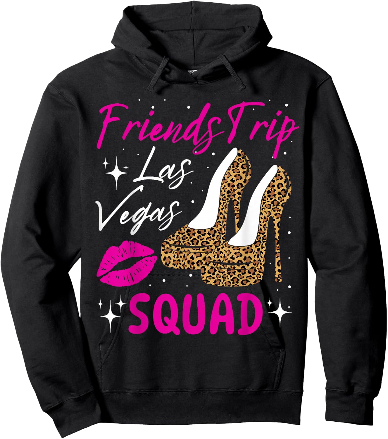 Las Vegas Friends Trip Squad Girls Weekend Friends Matching Hoodie - Hoodie | Black