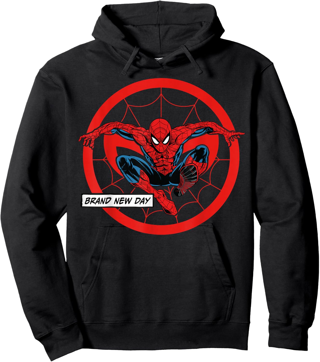 Marvel Studios Spider-Man: BND Movie 2026 Spidey & Mask Icon Hoodie - Hoodie | Black