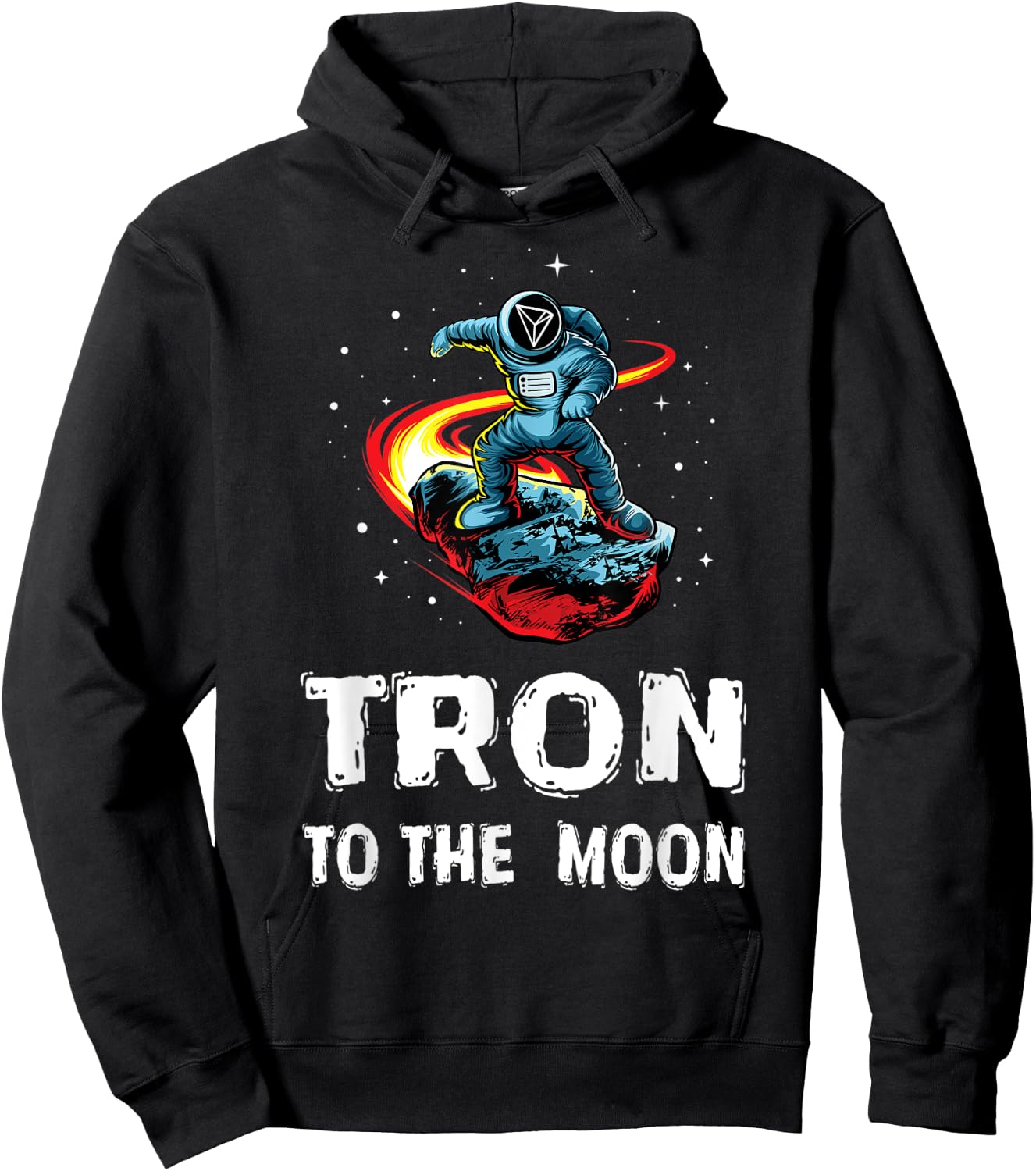 TRX Tron to the Moon Shirt, Funny Tron Astronaut Space Suit Hoodie - Hoodie | Black