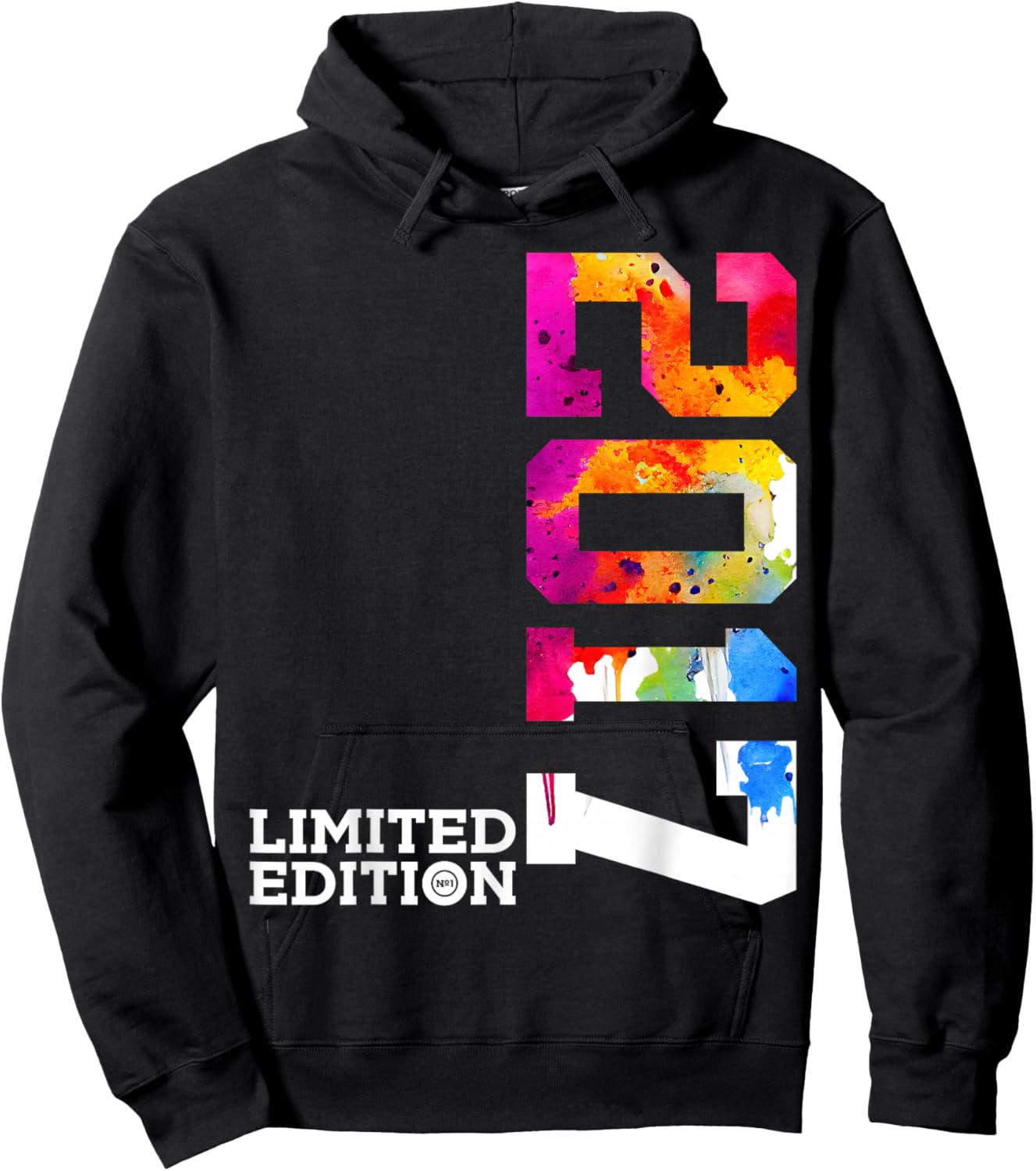 Kids 7 YEARS 7TH BIRTHDAY LIMITED EDITION 2017 T SHIRT, black Hoodie - Hoodie | Black