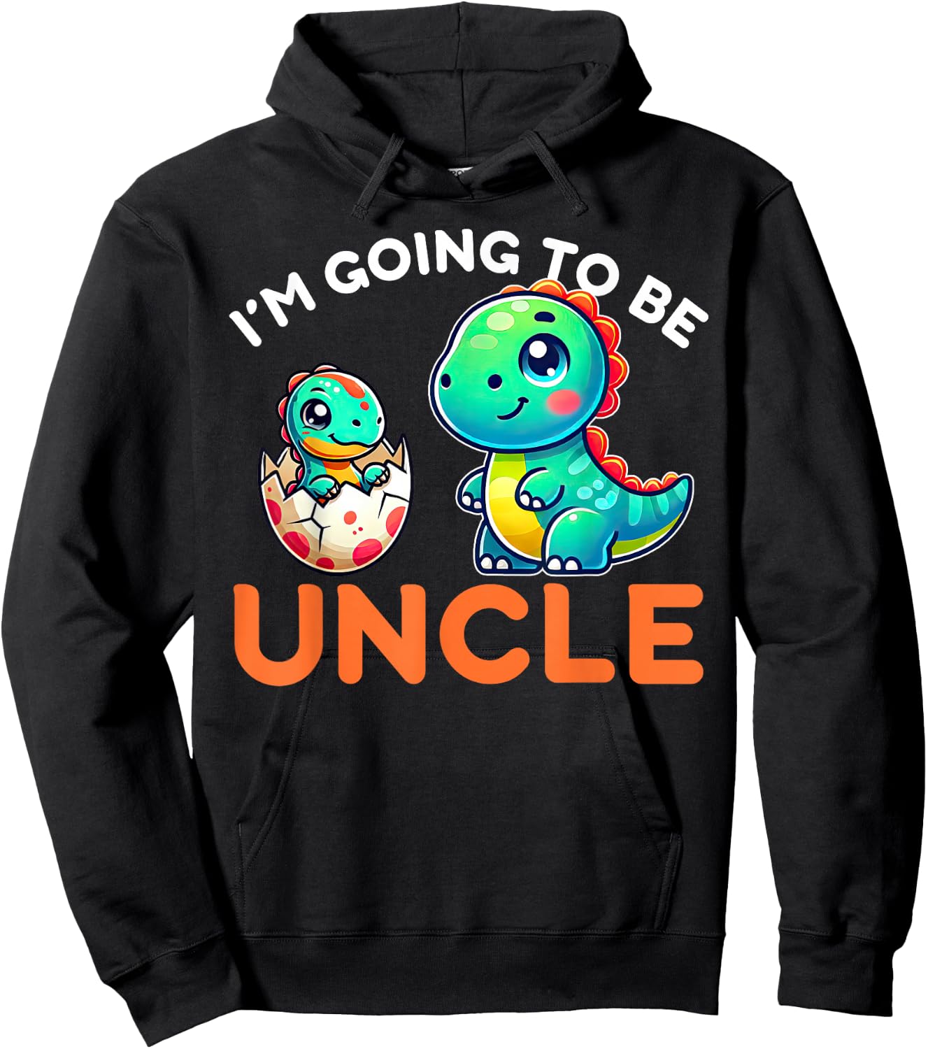 I'm Going To Be Uncle New Baby Pregnancy Announcement Hoodie - Hoodie | Black