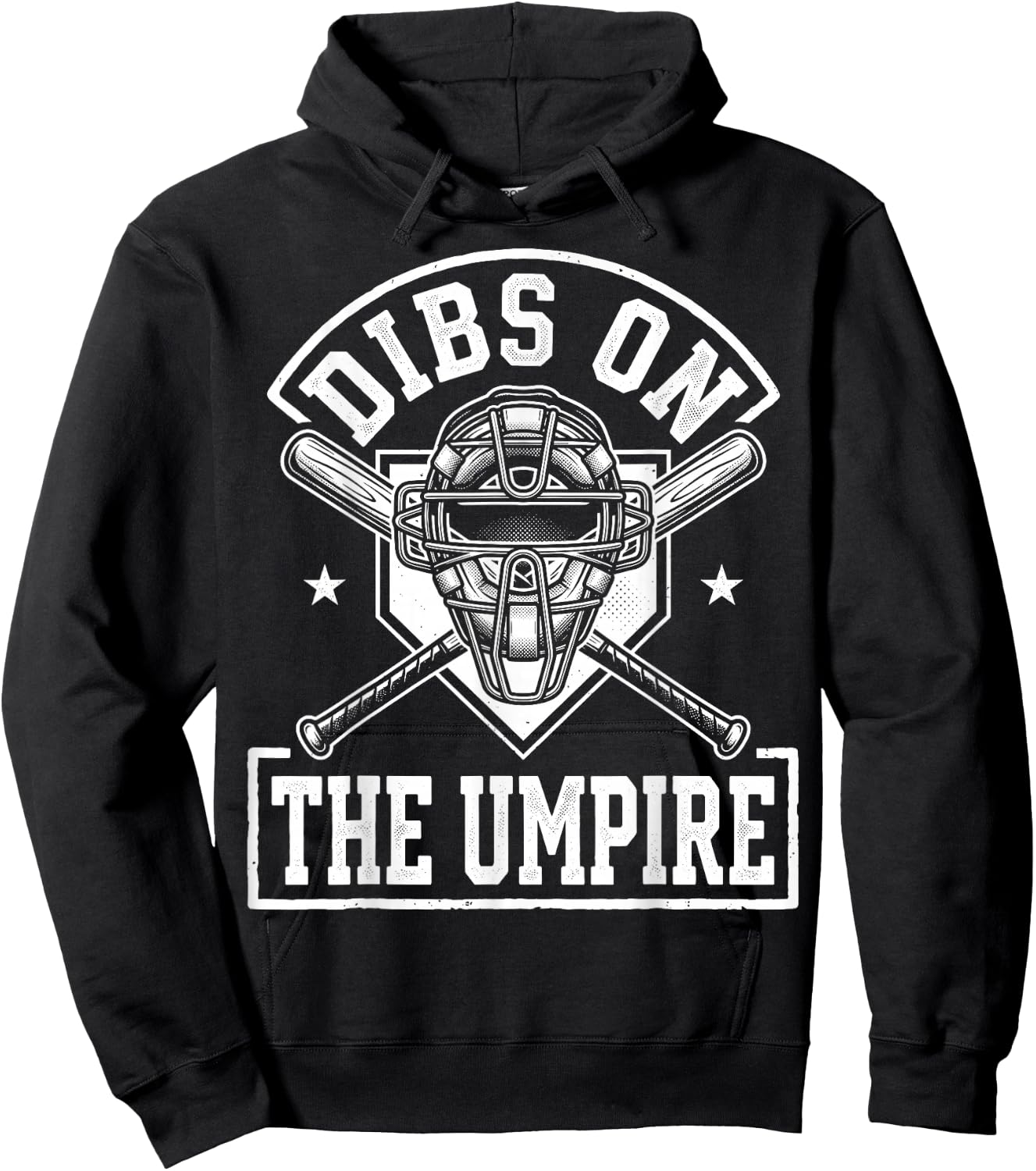 Dibs On The Umpire Hoodie - Hoodie | Black