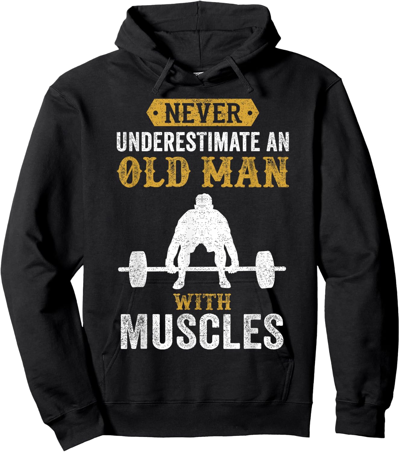 Funny Saying Weightlifting Gift Bodybuilder Hoodie - Hoodie | Black