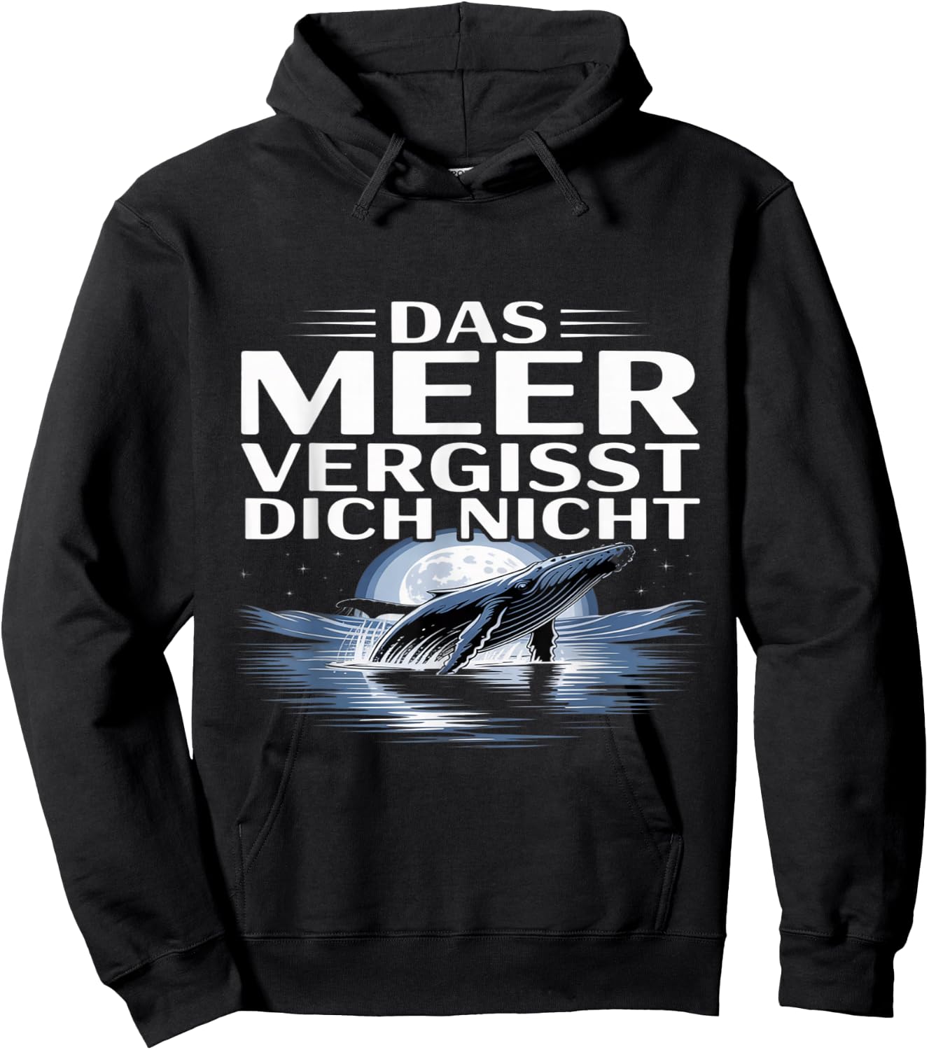 Das Meer Vergisst Dich Nicht Timmy Hope Buckelwal Hoodie - Hoodie | Black