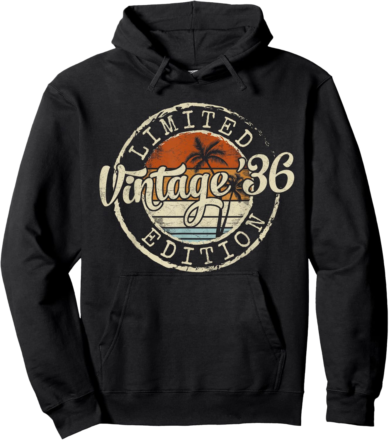 Vintage 1936 89th Birthday Gifts Women 89 Year Old Hoodie - Hoodie | Black