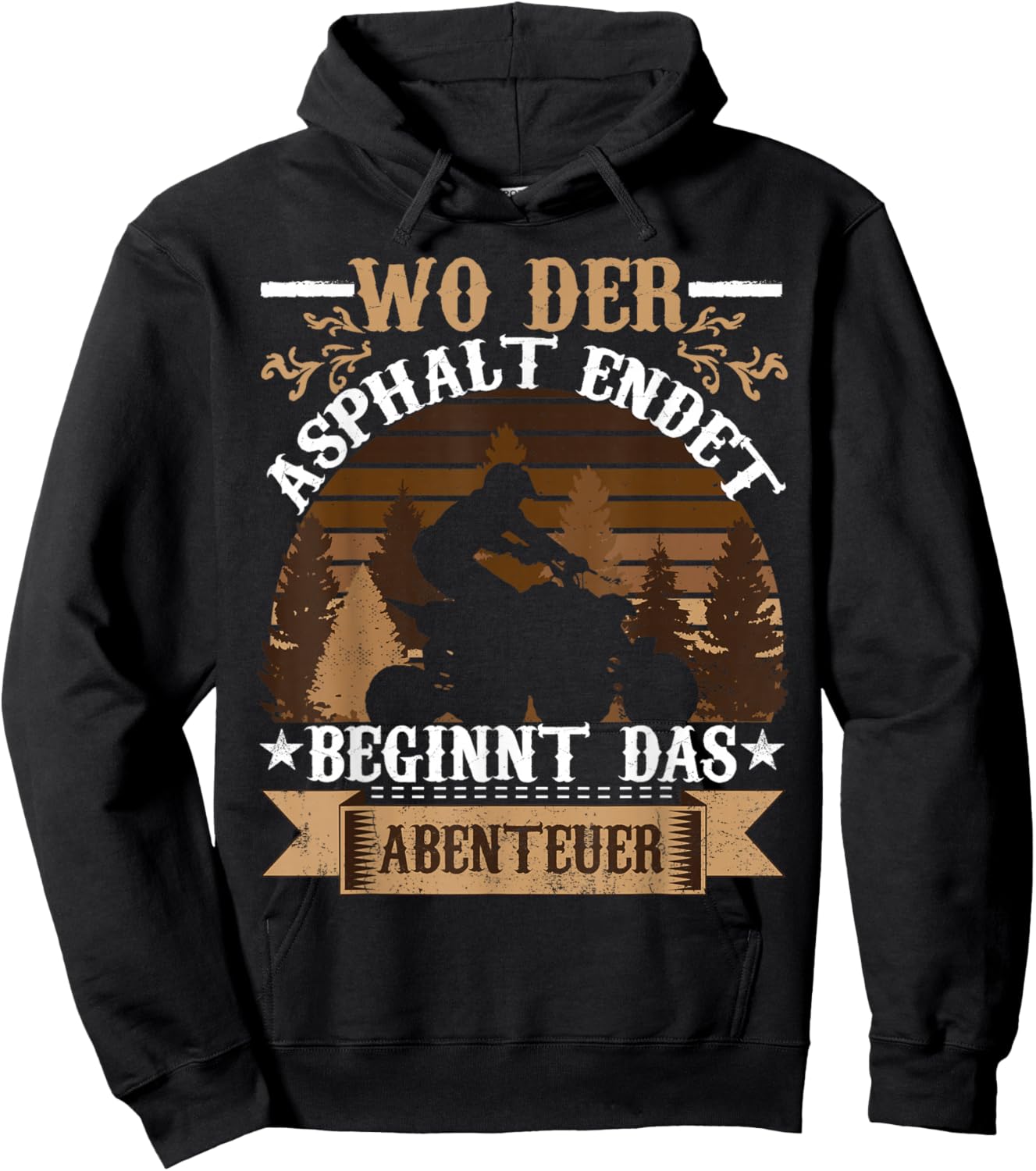 Quad Motorsport Quad Biker , black Hoodie - Hoodie | Black