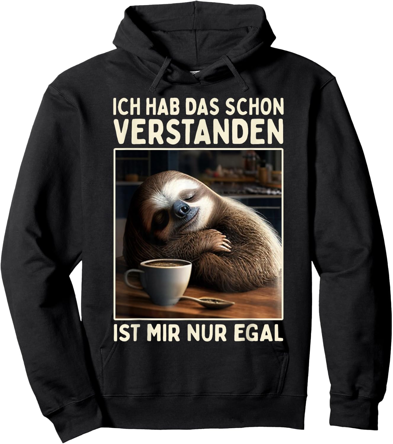 Hab Das Schon Verstanden Ist Mir Nur Egal Süßes Slotier , black Hoodie - Hoodie | Black