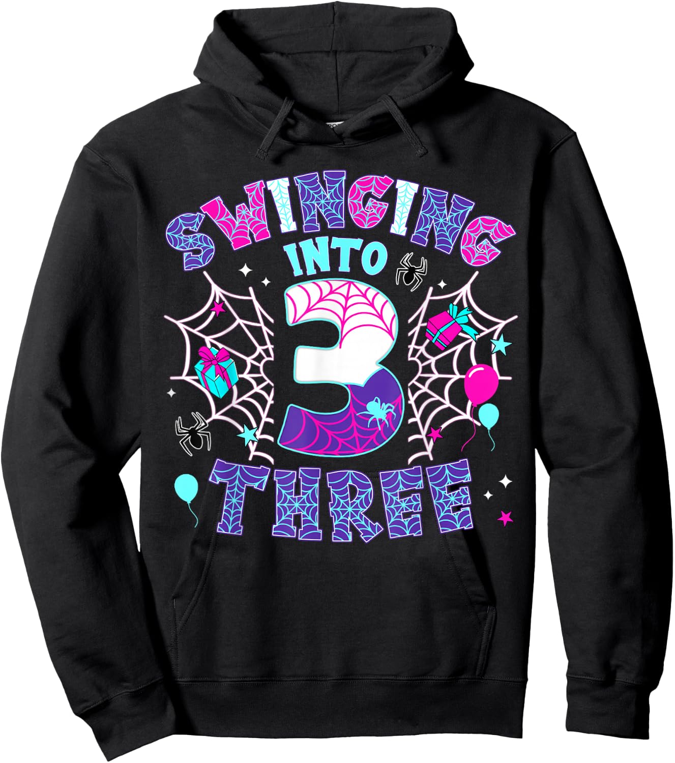 3 Year Old Girl Hoodie - Hoodie | Black