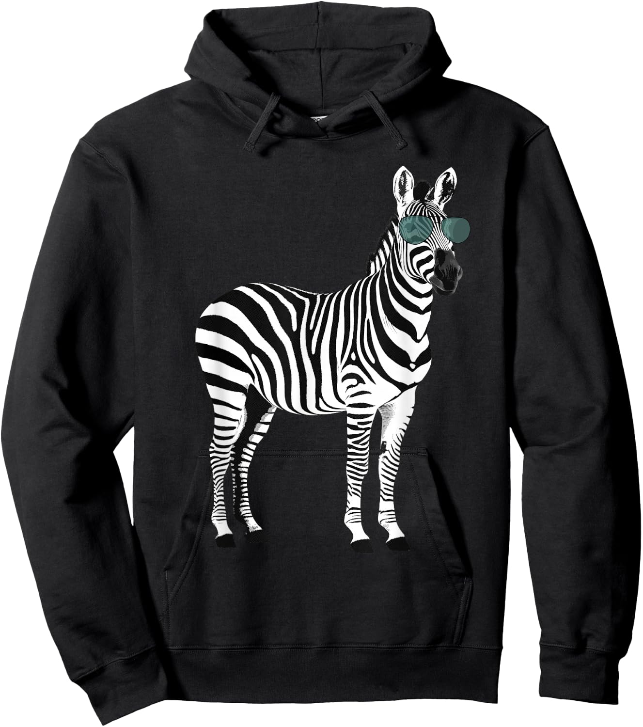 Funny Zebra Design Women Boy Girl Animal Zebra Lover Hoodie - Hoodie | Black