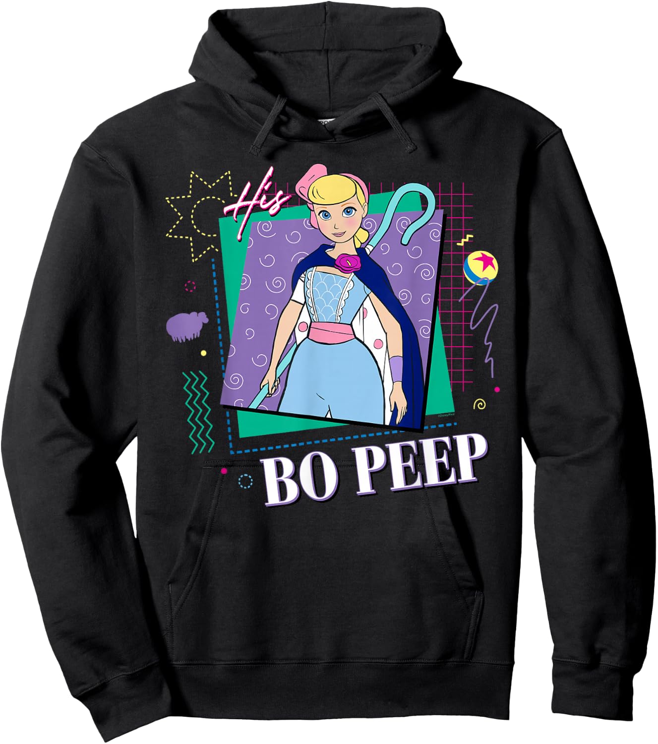 Disney and Pixar's Toy Story Couples Matching His Bo Peep Hoodie - Hoodie | Black