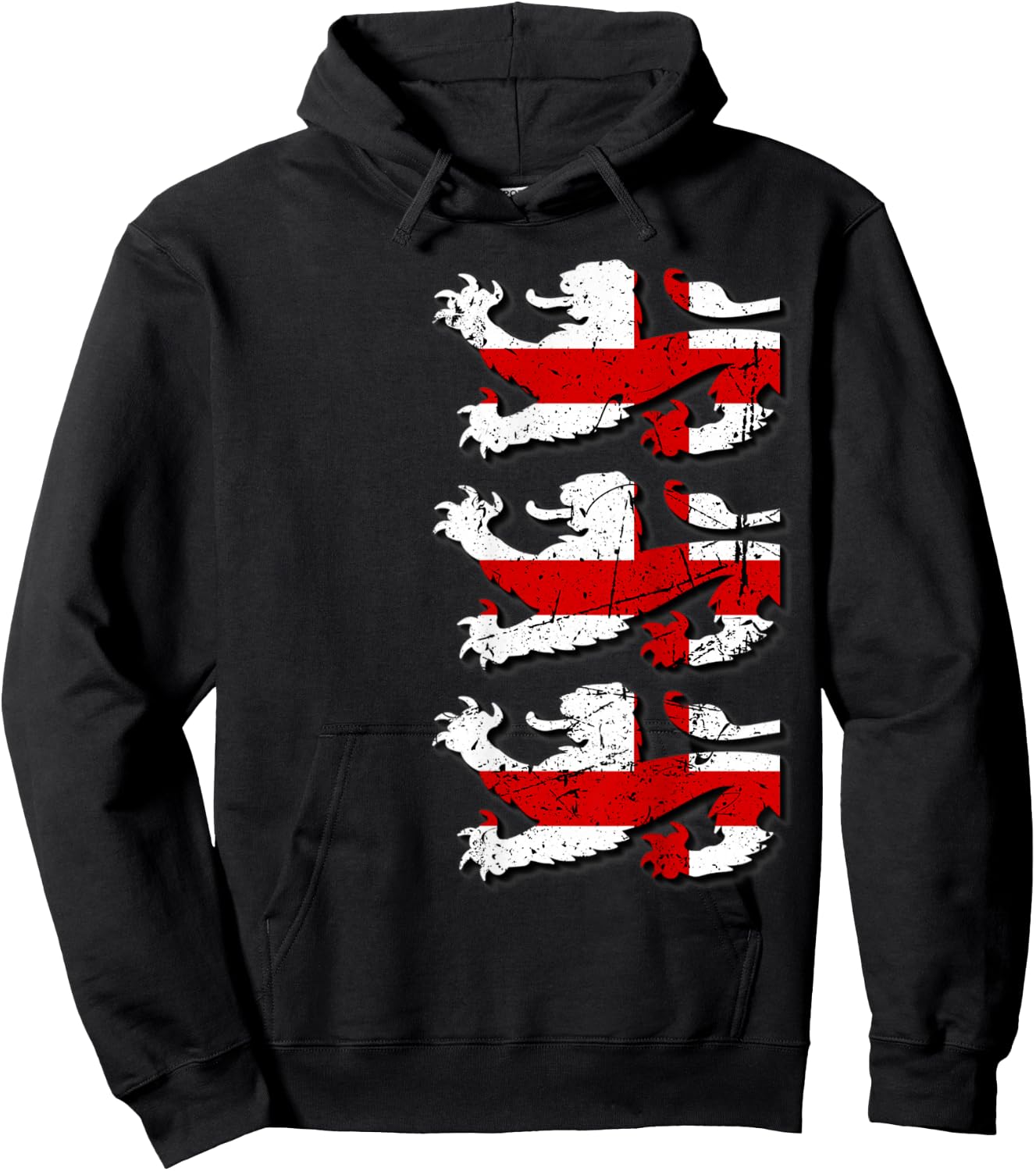3 Lions Flag Hoodie - Hoodie | Black