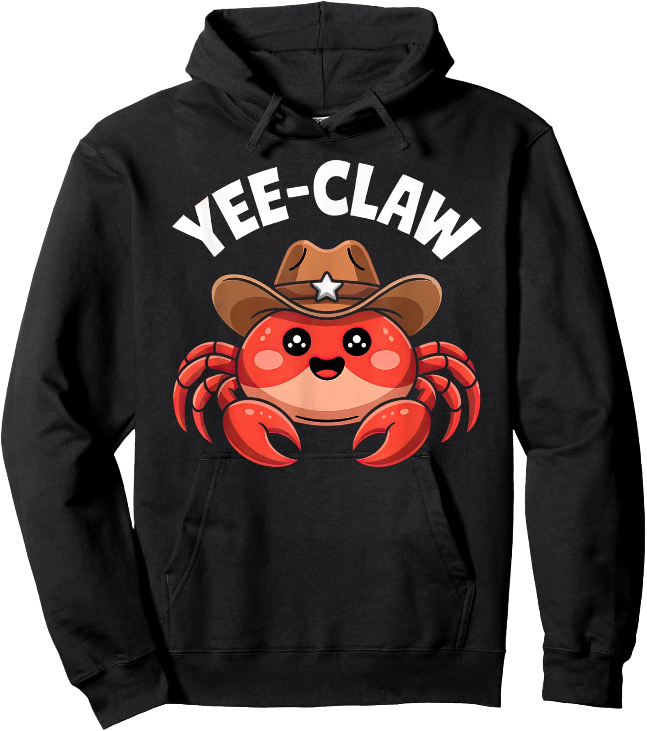 Yee Claw Funny Crab Cajun Maryland Seafood Festival Lobster Hoodie - Hoodie | Black