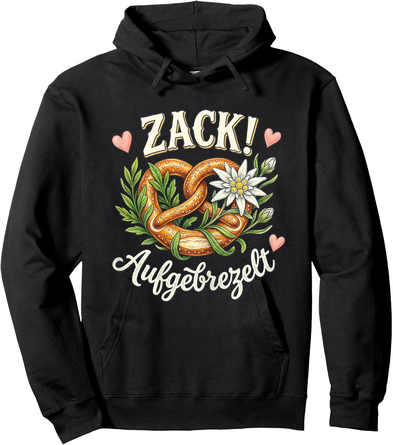 Ersatz Dirndl Shirt lustig Trachtenshirt Damen Trachten Hoodie - Hoodie | Black