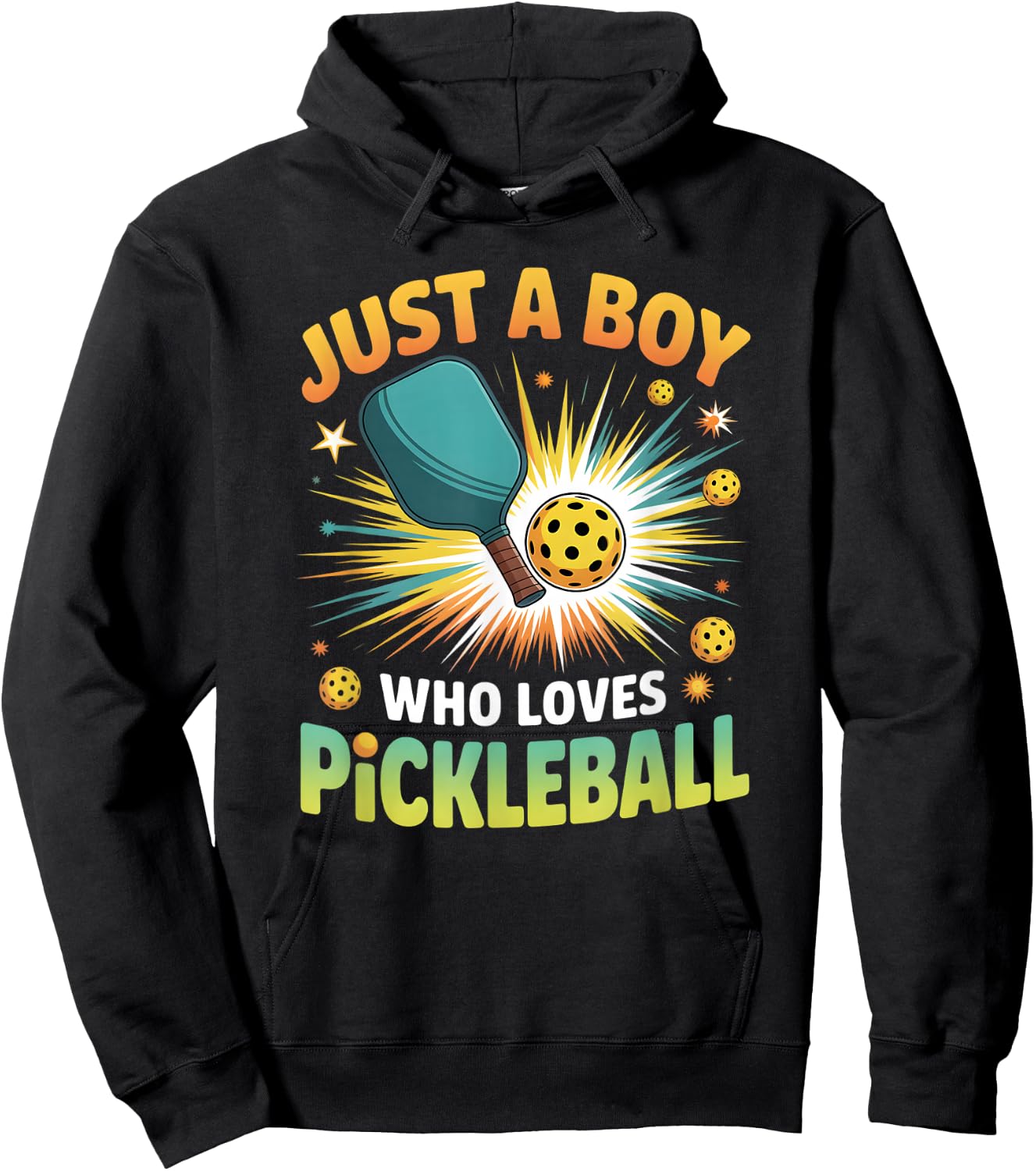 Boys Pickleball Hoodie - Hoodie | Black